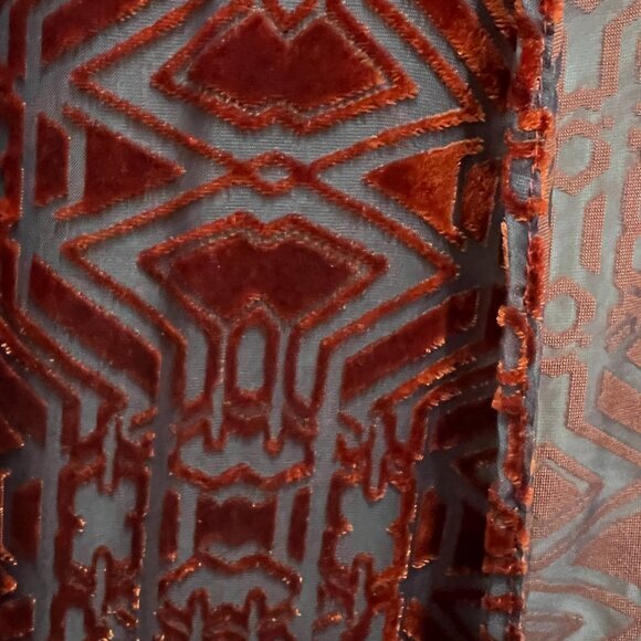 The Langford Line Womens Velvet Burnout Kimono Jewel Tone Whimsygoth‎ Witchy OS - Picture 3 of 6